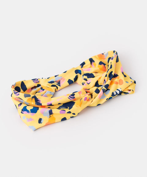 Balaca para niña color amarillo con estampado animal print