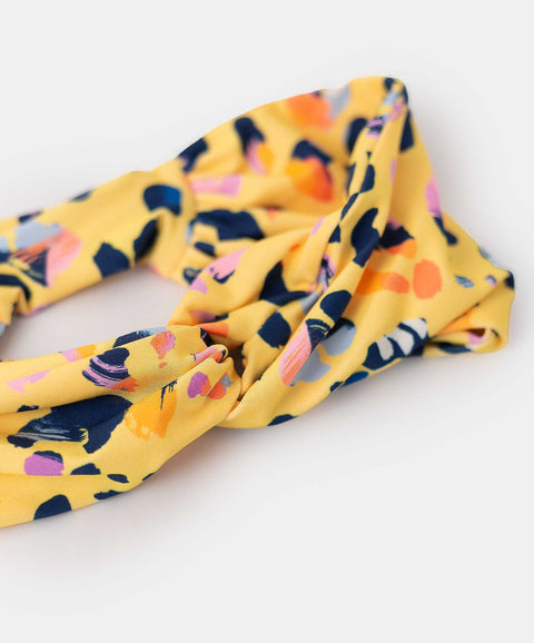 Balaca para niña color amarillo con estampado animal print