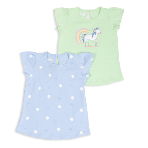 Camiseta x2 bebé niña