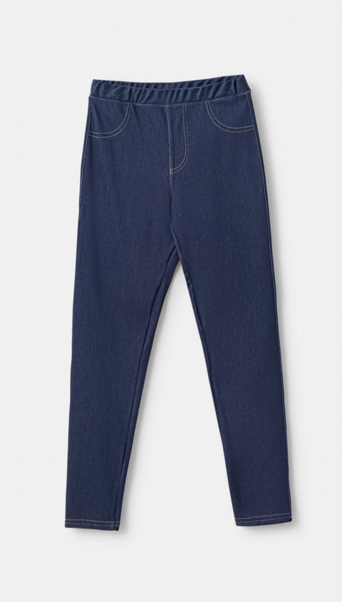 Leggings Para Niña Color Índigo