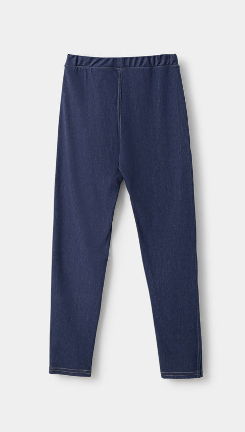 Leggings Para Niña Color Índigo