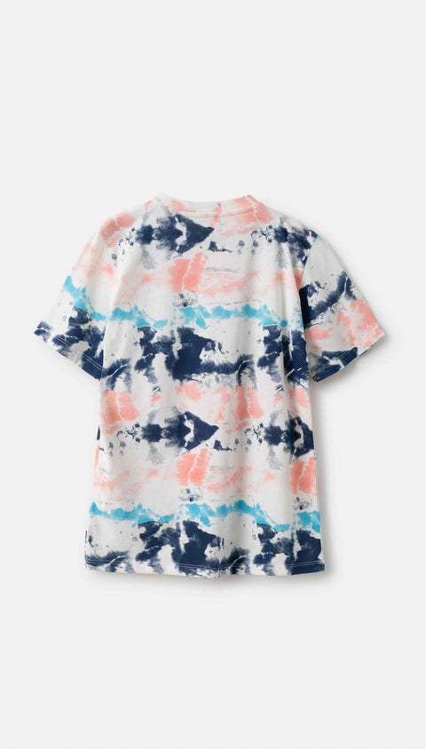Camiseta para niño en tela suave color azul