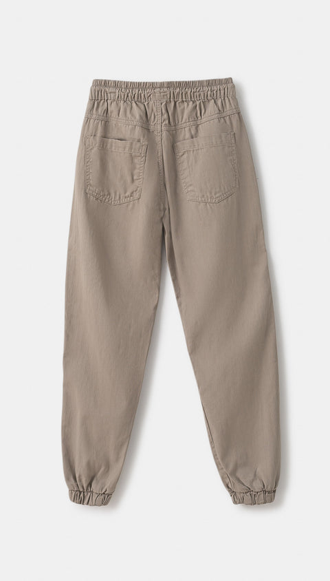 Jogger Casual Para Niño Color Café