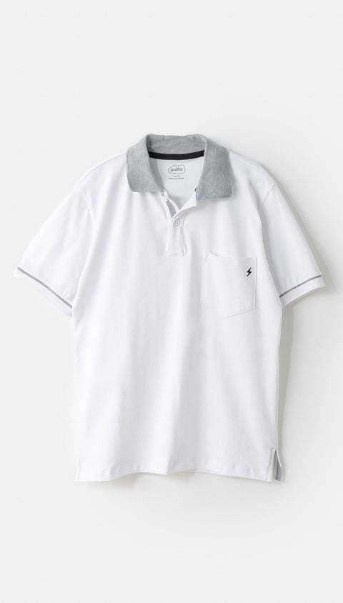 Camiseta para niño en algodón color blanco
