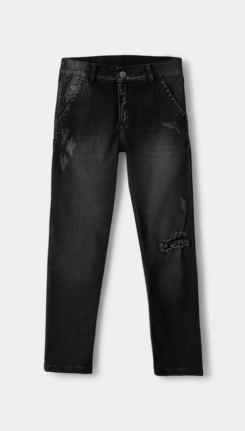 Jean Para Niño En Denim Ginger Color Negro