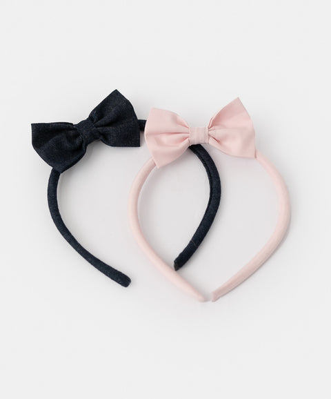 Diadema de lazos para niña multicolor