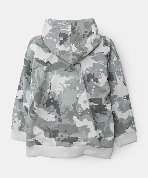 Chompa Con Estampado Militar Para Bebé Niño Color Gris