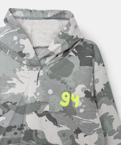 Chompa Con Estampado Militar Para Bebé Niño Color Gris