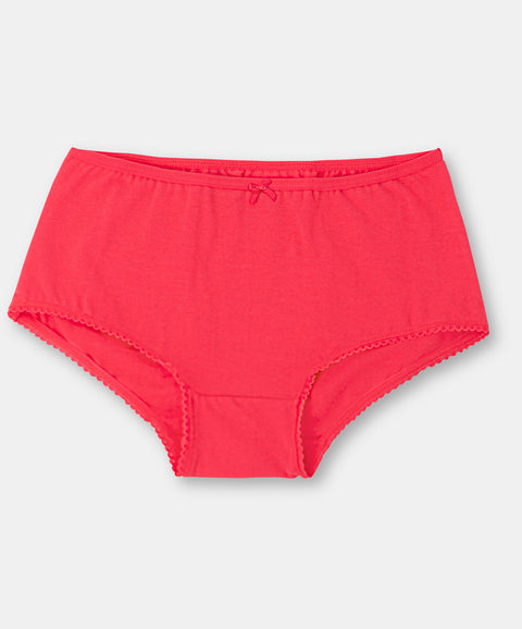 Paquete de panties x 3 para niña en algodón color blanco