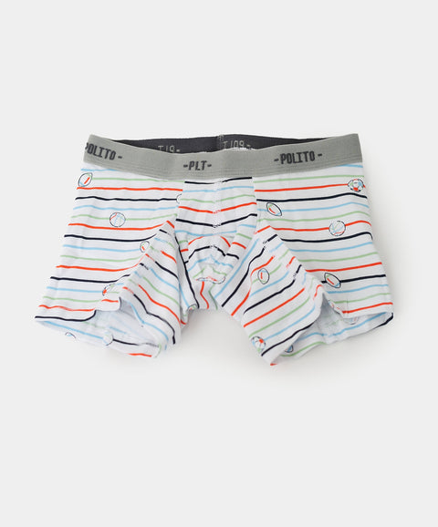 Paquete de bóxers x 3 para niño en algodón color naranja