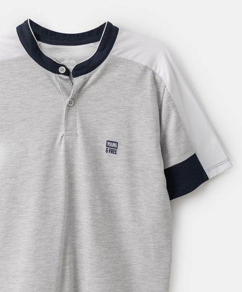 Camiseta para niño en algodón color blanco jasped