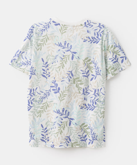 Camiseta para niño en tela suave color verde claro