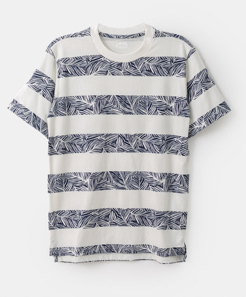 Camiseta para niño en tela suave color marfil
