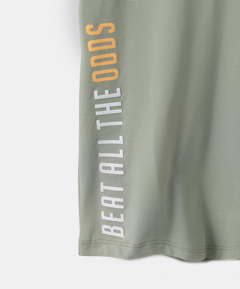 Camiseta para niño en tela suave color verde