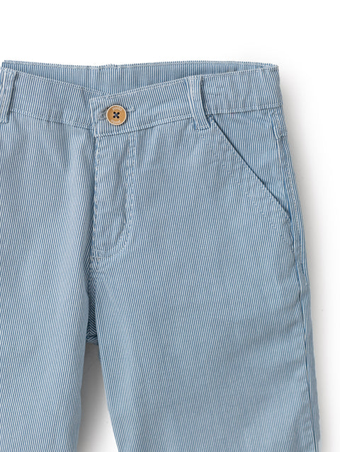 Bermuda Casual Para Niño En Twill Color Azul Claro