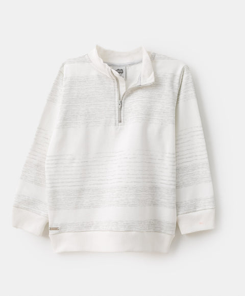 Buzo para bebé niño en burda color blanco jasped