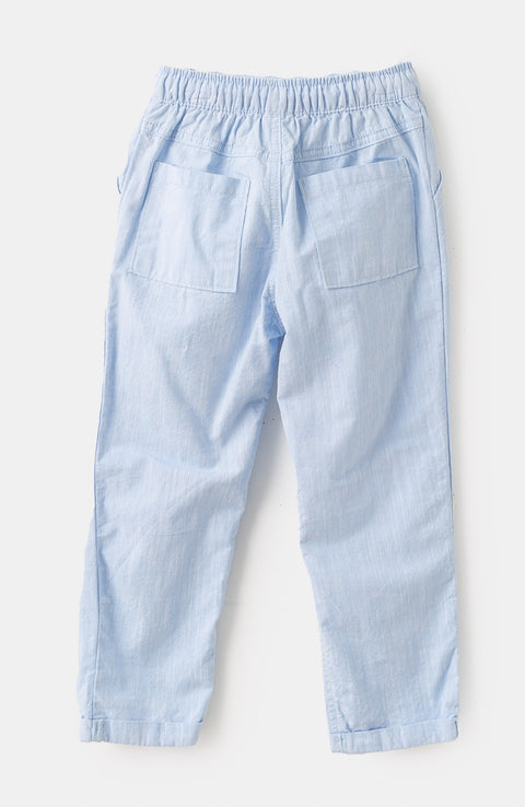 Pantalón Para Bebe Niño En Flame Color Azul