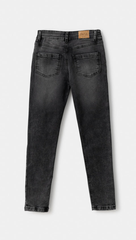 Jean Para Niña Color Índigo Onyx Black