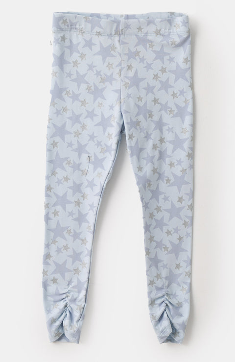 Conjunto Camiseta Y Leggins Para Bebe Niña En Licra Color Azul