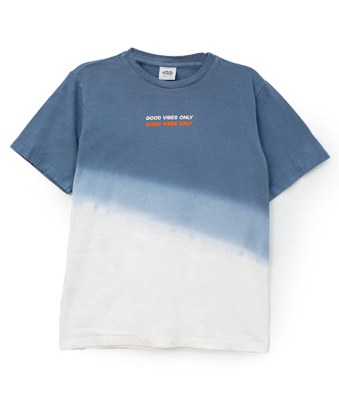 Camiseta para niño en tela suave color azul