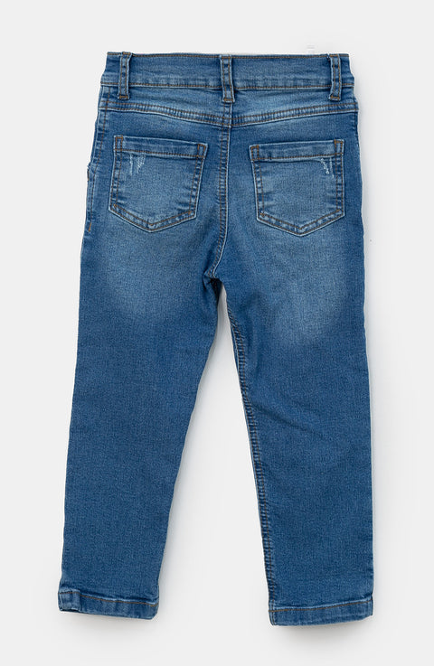 Jean Para Bebé Niño Color Índigo