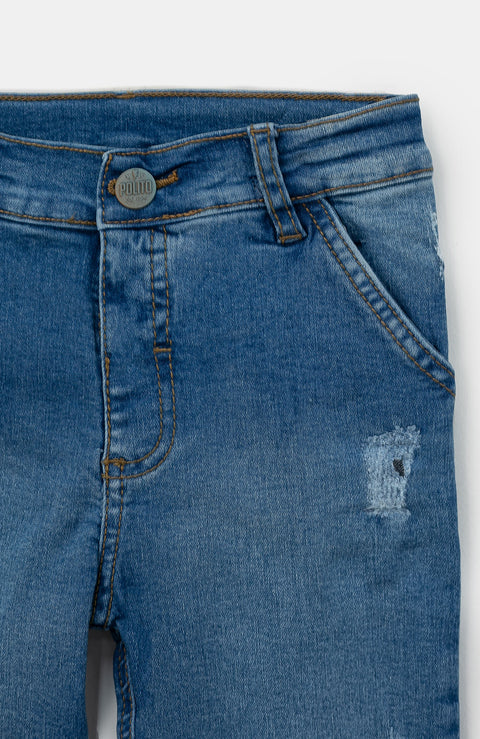 Jean Para Bebé Niño Color Índigo