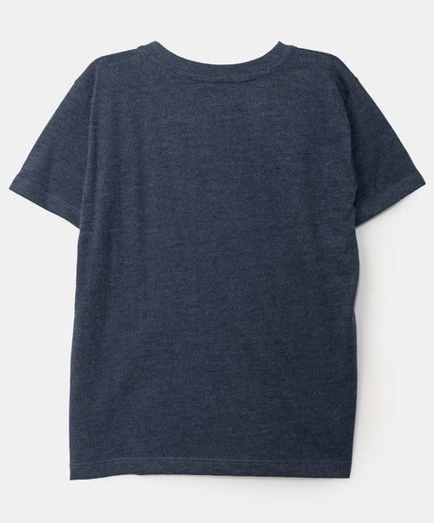 Camiseta para bebé niño en tela suave color azul cross