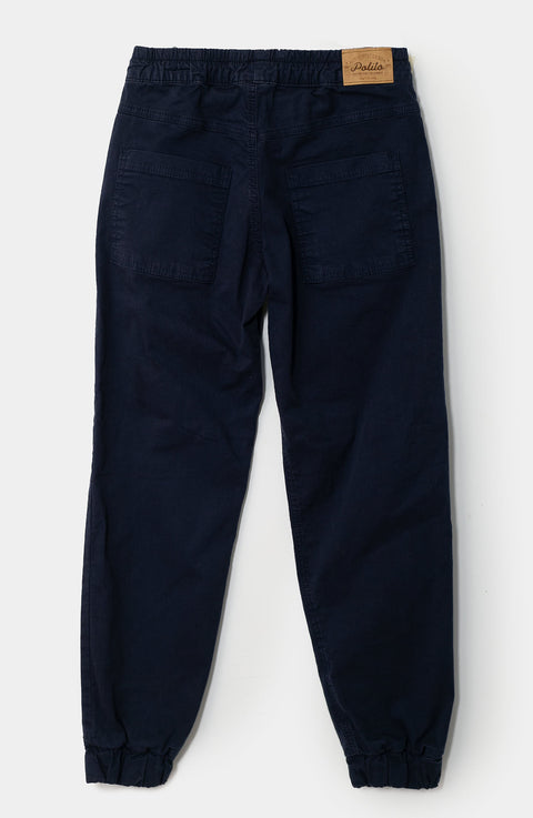 Jogger Para Niño En Burda Color Azul Oscuro