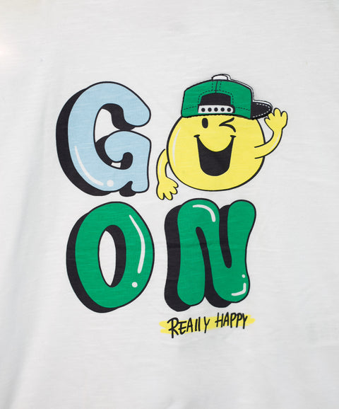 Camiseta para bebé niño en tela suave color blanco