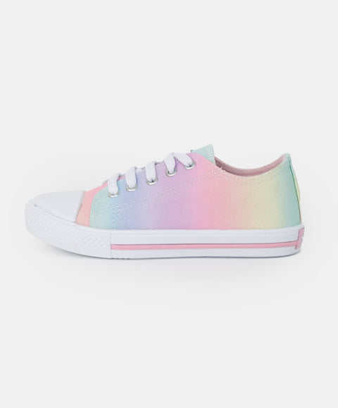 Tenis para bebé niña en tela degradada multicolor
