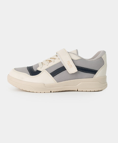 Tenis para niño en material sintético color beige