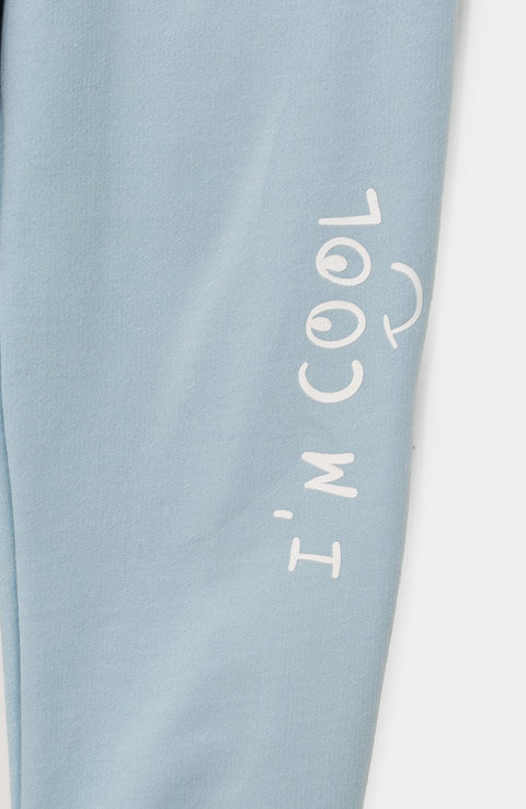 Jogger para bebé niño en burda color azul claro