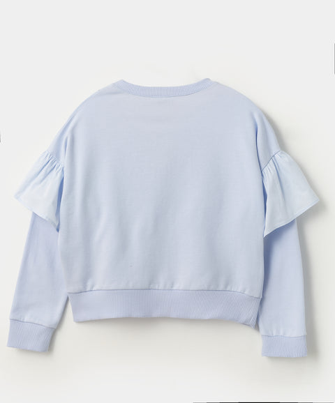 Buzo para niña en burda color lila