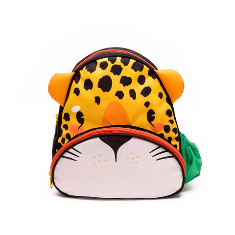 Morral para niño con estampado de leopardo