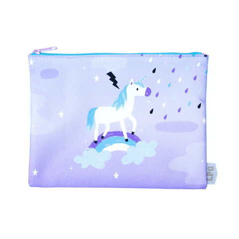 Monedero para niña con estampado de unicornio