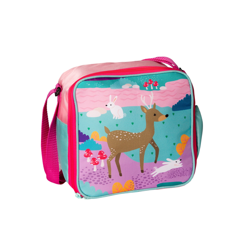 Lonchera para niña con estampado de venado