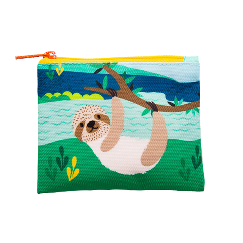Monedero para niño con estampado de oso perezoso