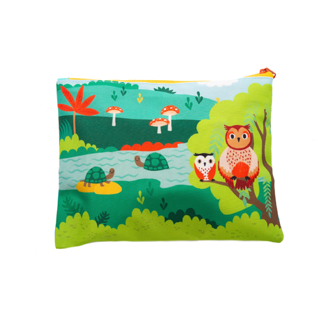 Cartuchera para niño con estampado de oso perezoso