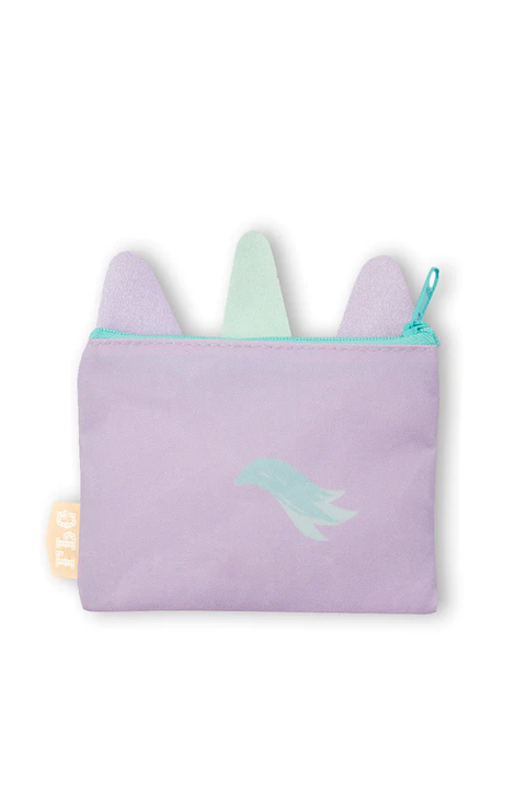 Monedero para niña con estampado de unicornio